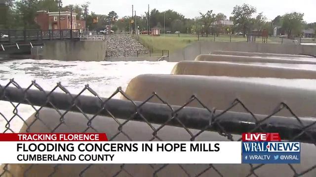 Hope Mills residents concerned about Florence flooding