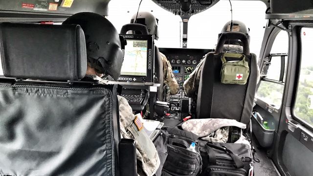 National Guard launches search, rescue flights over eastern NC