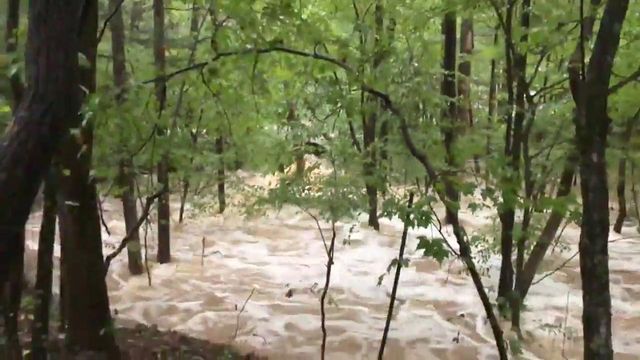 Viewer video: High water in Elm City after tornado