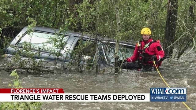 Floodwater washes away SUV, killing driver