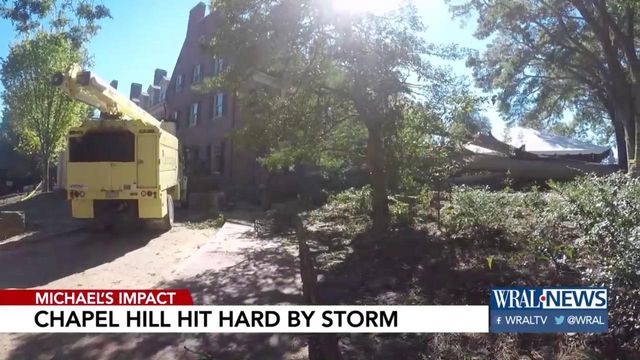 Days of cleanup ahead for Chapel Hill