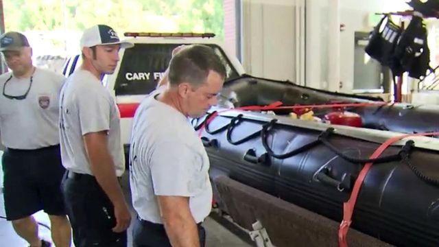 Swift water rescue teams head east ahead of hurricane