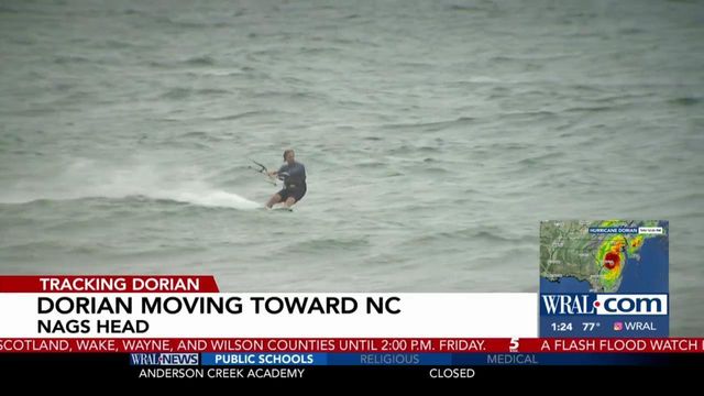 Kite surfers take flight in Nags Head