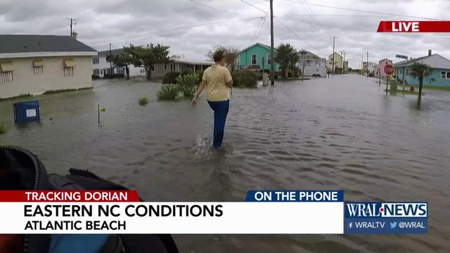 First look: Atlantic Beach flooded from Hurricane Dorian