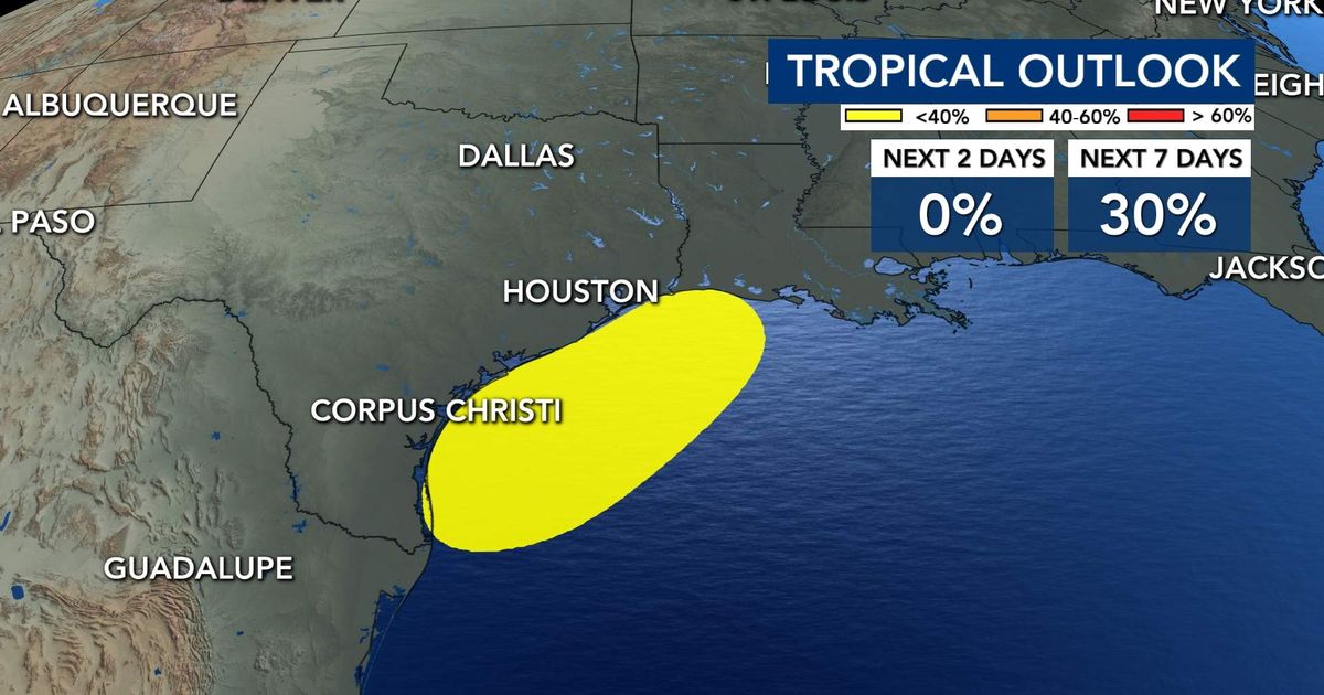 Tracking the tropics: Potential Tropical Cyclone One develops near southern Texas