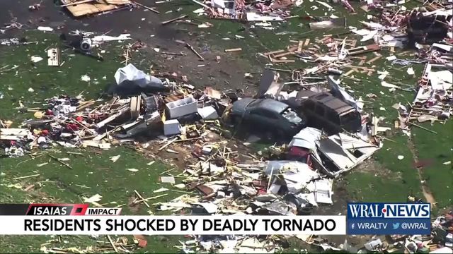 Residents express shock, sadness over tornado destruction