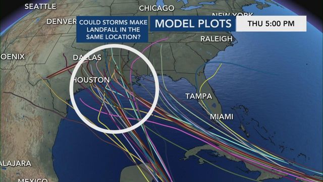 Fujiwhara Effect: Two tropical systems could collide in Gulf of Mexico