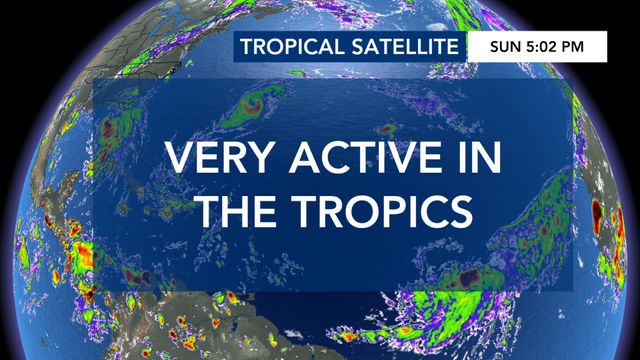 WRAL is tracking 7 tropical systems
