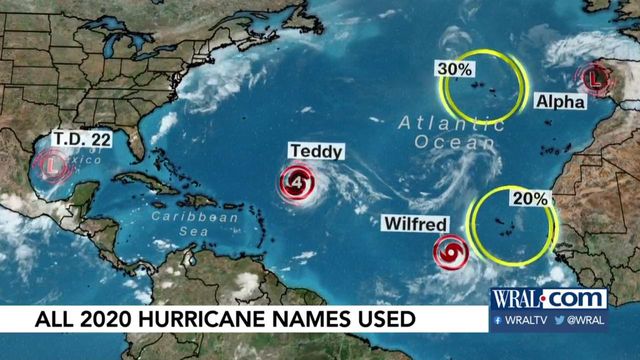 Busy season: All hurricane names used for 2020