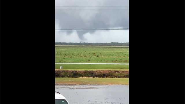Cellphone video of tornado in Hyde County