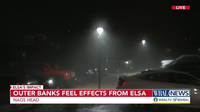 Rain picks back up at Outer Banks as NC coast preps to ditch Elsa