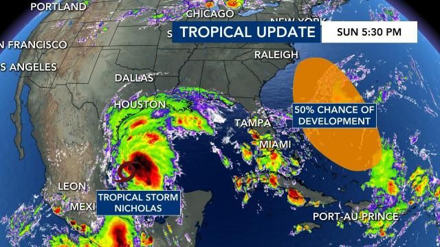 Tropical Storm Nicholas forms, threatens Texas, Louisiana with heavy ...
