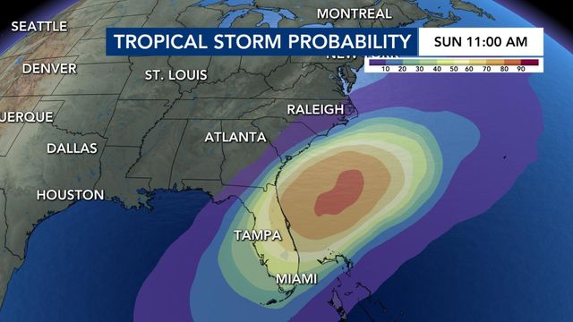 Tropical system could impact Florida, southeastern US