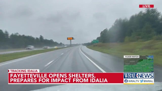 Fayetteville opens shelters, prepares for impact from Idalia 