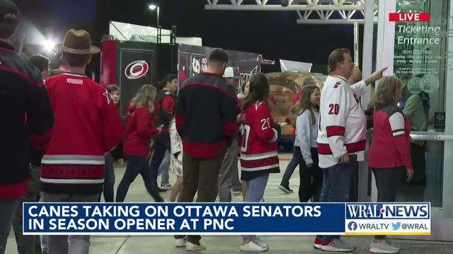 Canes taking on Ottawa Senators in season opener at PNC