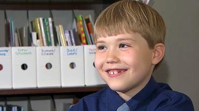 Raleigh boy on a mission to stamp out child hunger