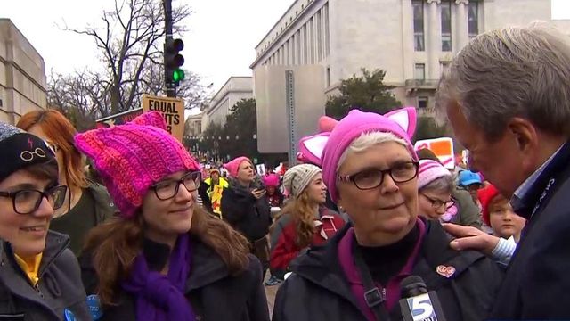 David Crabtree covers Women's March on Washington