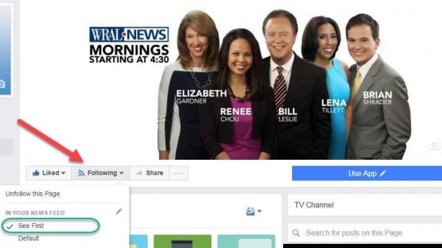 Tailor your WRAL-TV Facebook experience