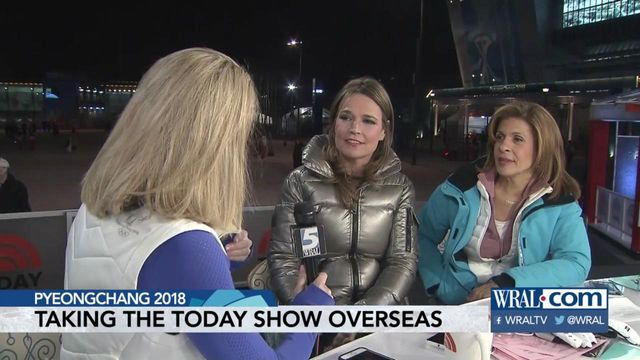 WRAL visits NBC's Today in PyeongChang