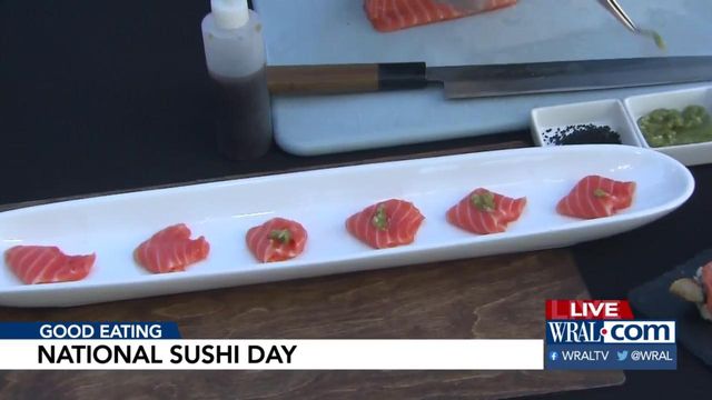 O-Ku Sushi stops by for National Sushi Day