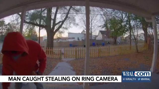 Man caught stealing on Ring camera