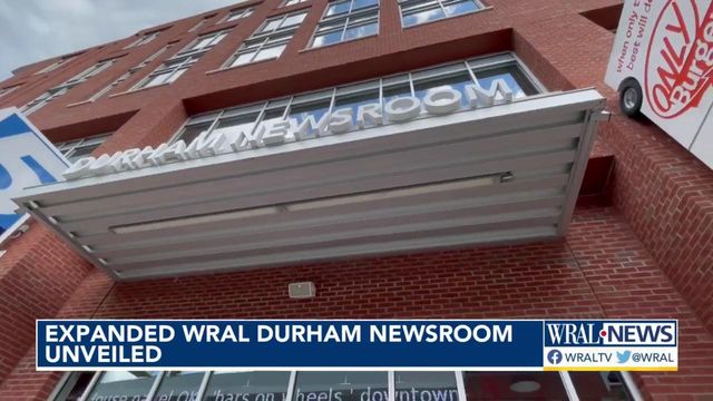 WRAL's Durham bureau gets new look, local mural