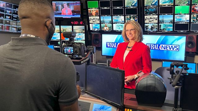 Fort Bragg interns learn behind the scenes at WRAL