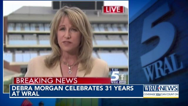 Debra Morgan celebrates 31 years at WRAL