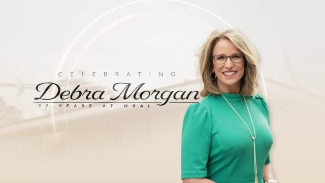 WRAL anchors and Raleigh community celebrate Debra Morgan's 32 years at WRAL
