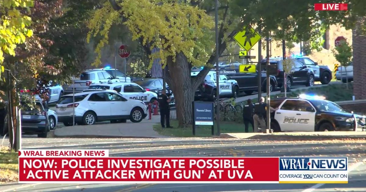 University of Virginia issues 'allclear' after reports of an 'active(02)