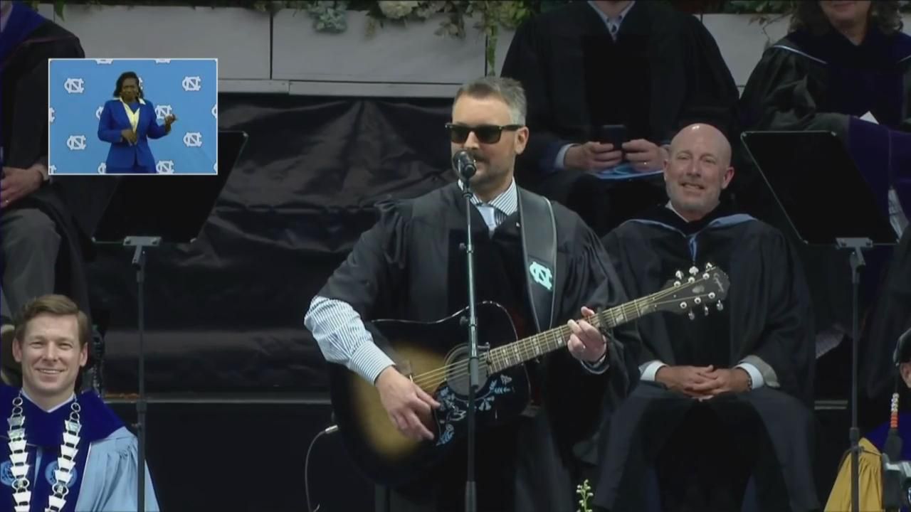 Award-winning recording artist Eric Church gives UNC Chapel Hill  commencement speech