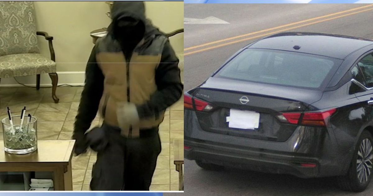 Zebulon police search for suspect in bank robbery