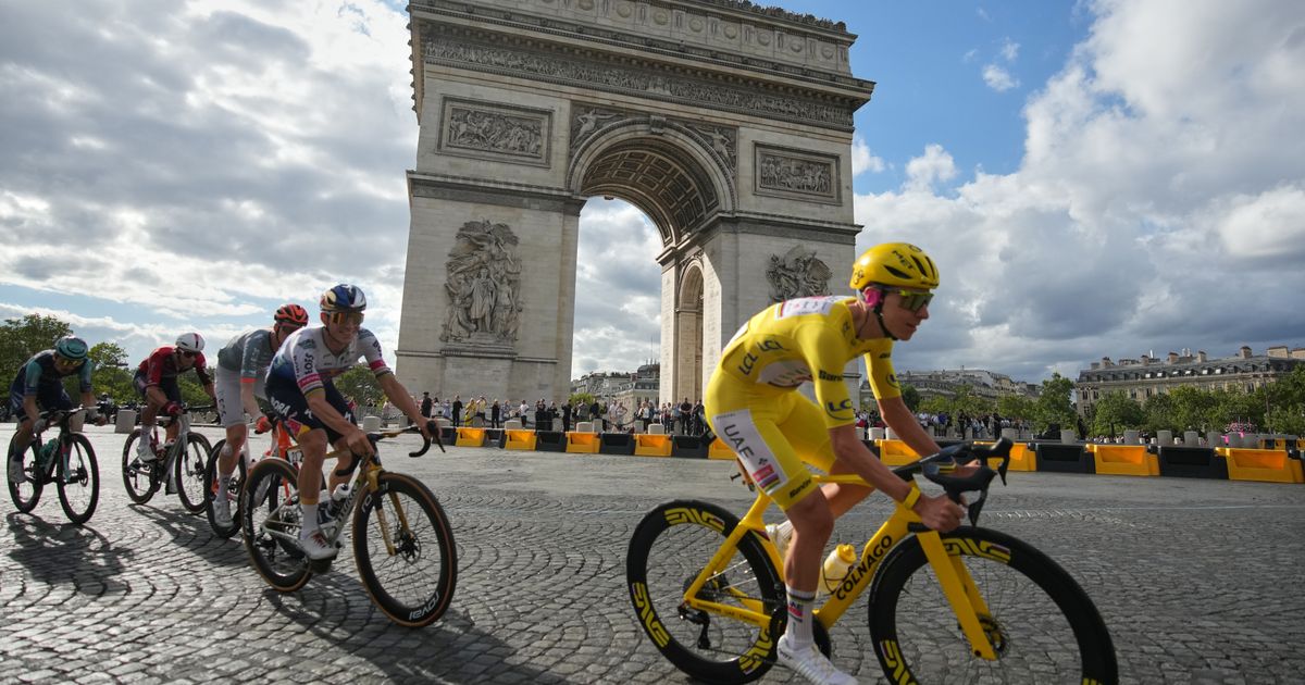 Tadej Pogacar confirms status as a cycling great with record-equaling fifth Tour de France title