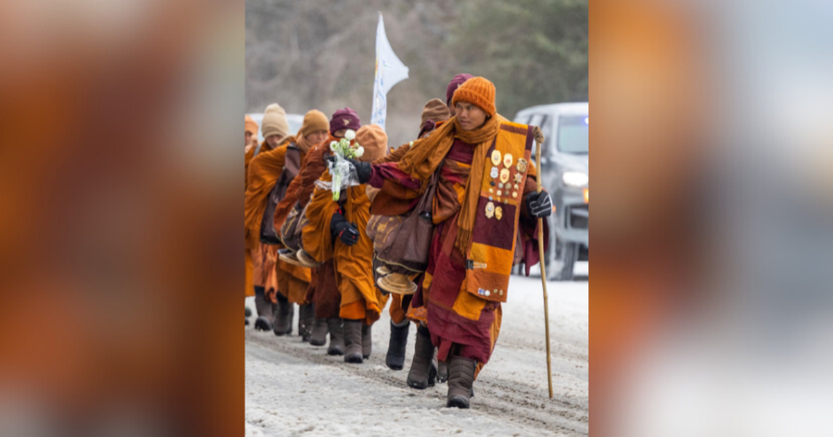 Buddhist Monks leave meaningful impression on NC as the Walk for Peace leaves the state