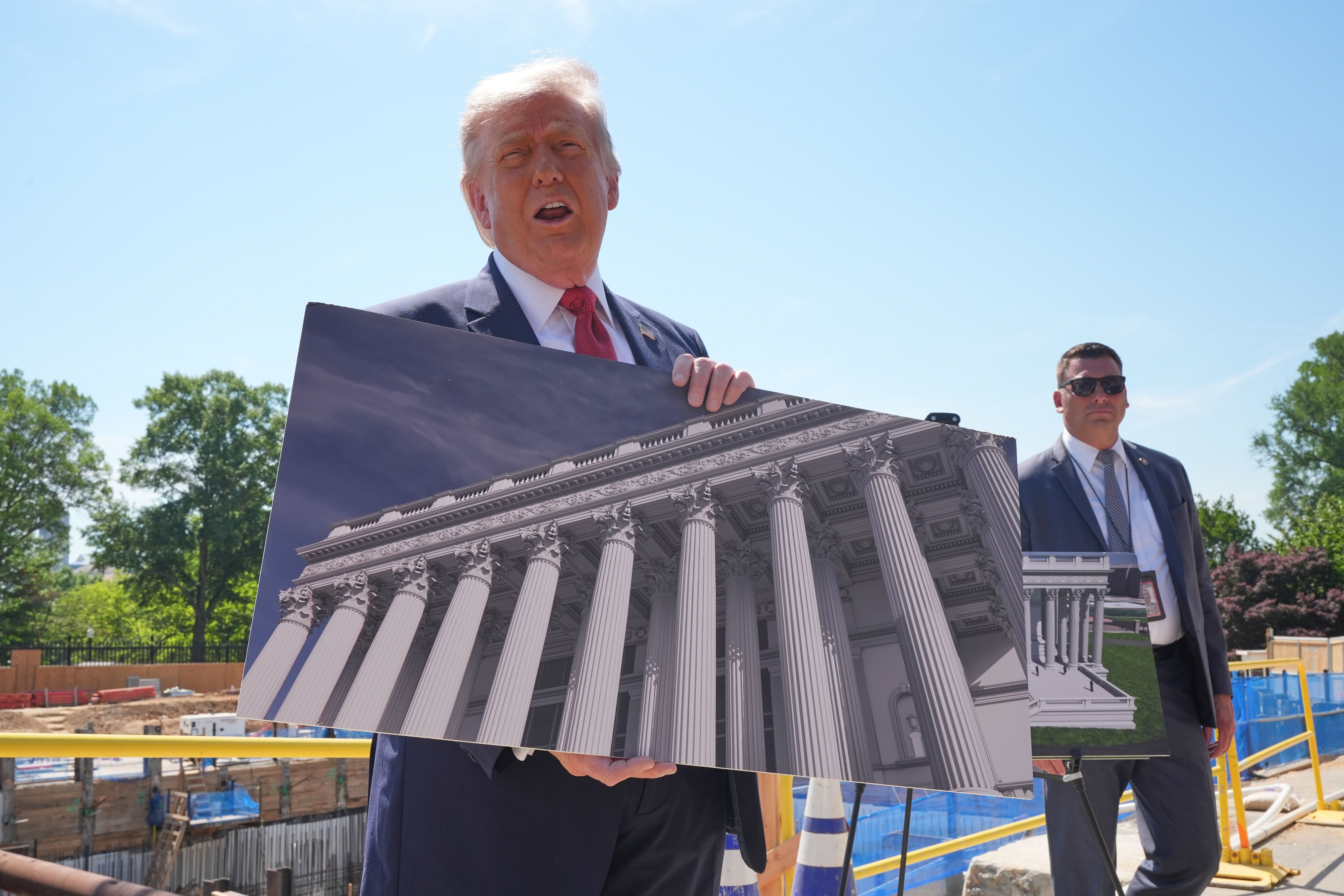 wral.com - DARLENE SUPERVILLE — Associated Press - Trump shows reporters ballroom construction site as lawmakers balk at $1B for White House security