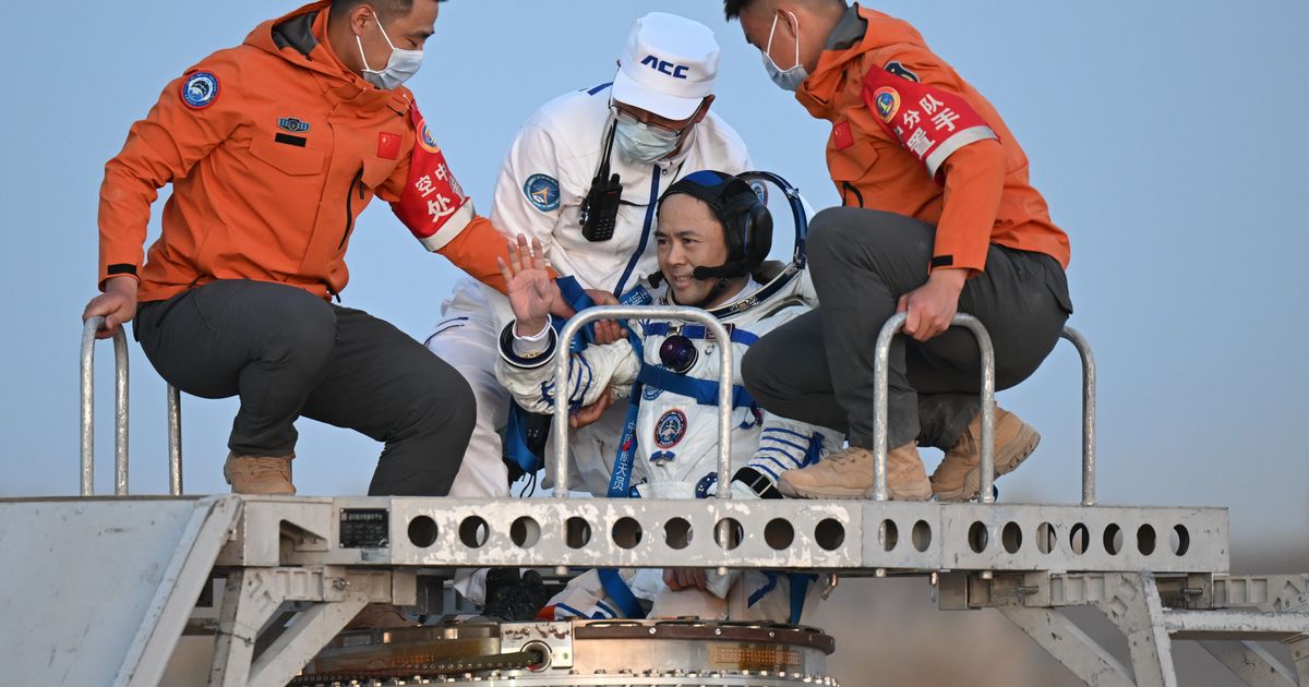 3 astronauts from China return to Earth after nearly 7 months in space, a record for a Chinese crew