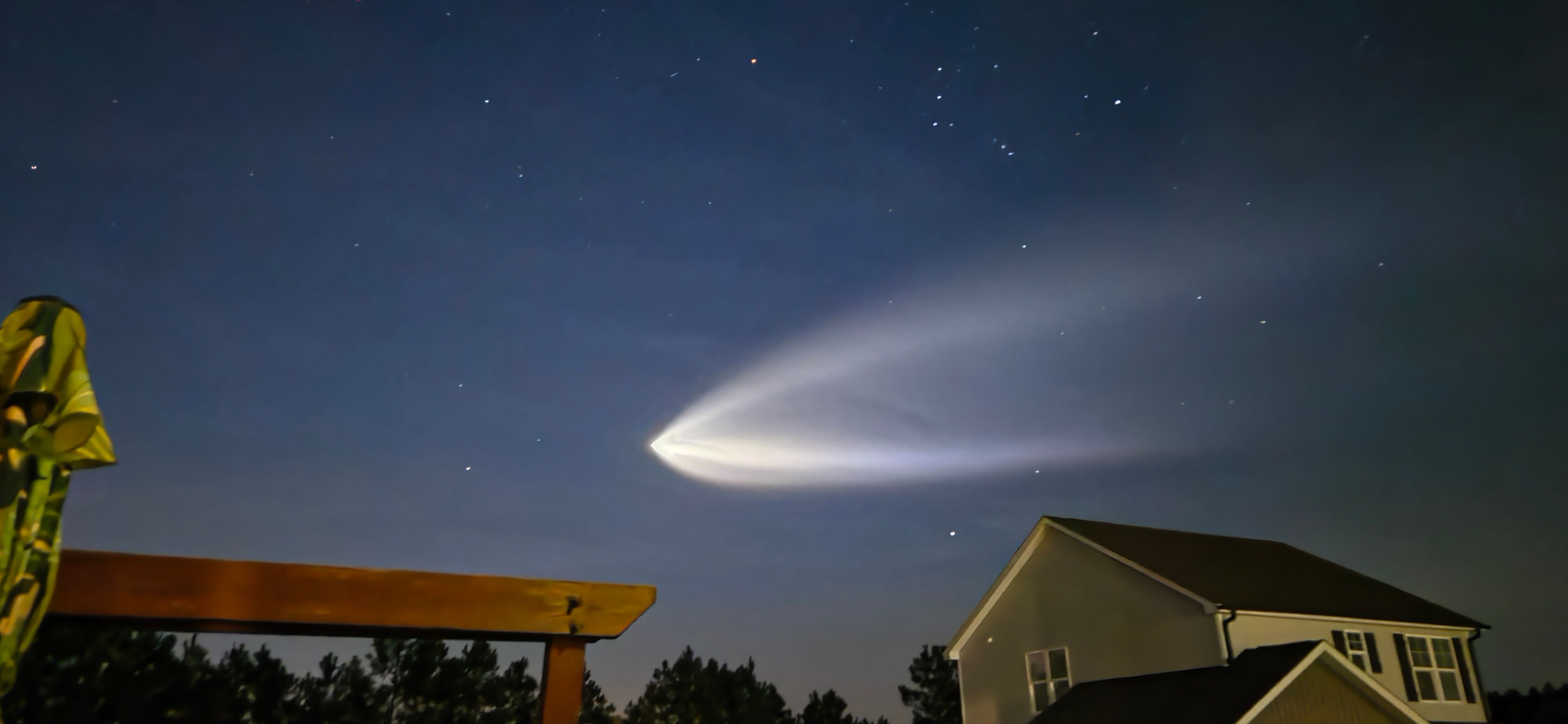 SpaceX Starlink launch visible in NC skies Tuesday morning