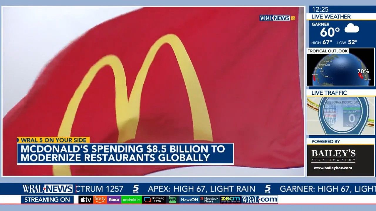 McDonald’s plans an $8.5 billion global restaurant makeover