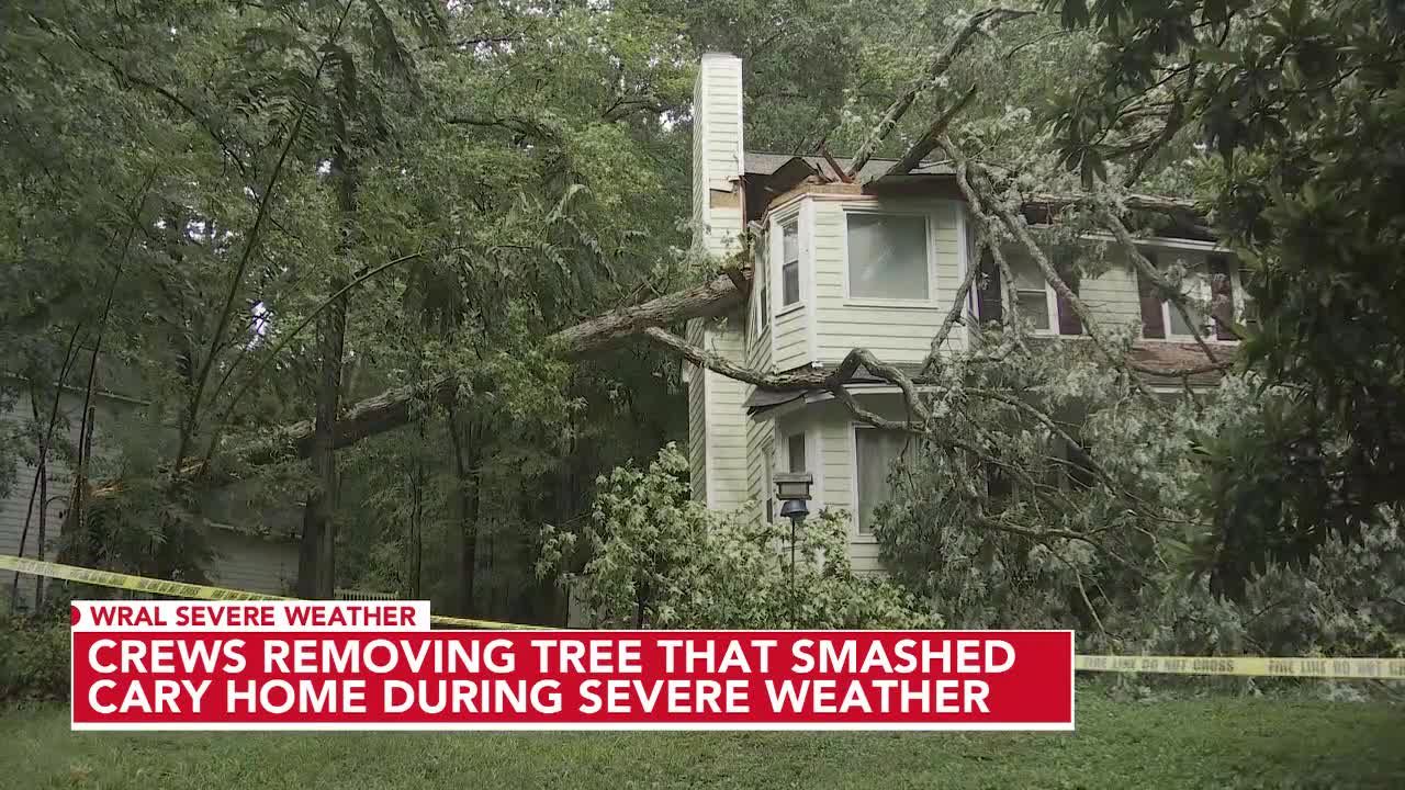 Intense storms bring flooding and downed trees to the Triangle ; more expected Tuesday