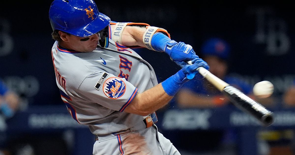 Nick Morabito sparks Mets with 3-run double for first hit, makes dazzling catch in 10-4 win vs. Rays