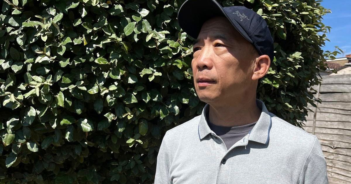 A Hong Kong democracy activist's long-awaited London reunion may be cut short