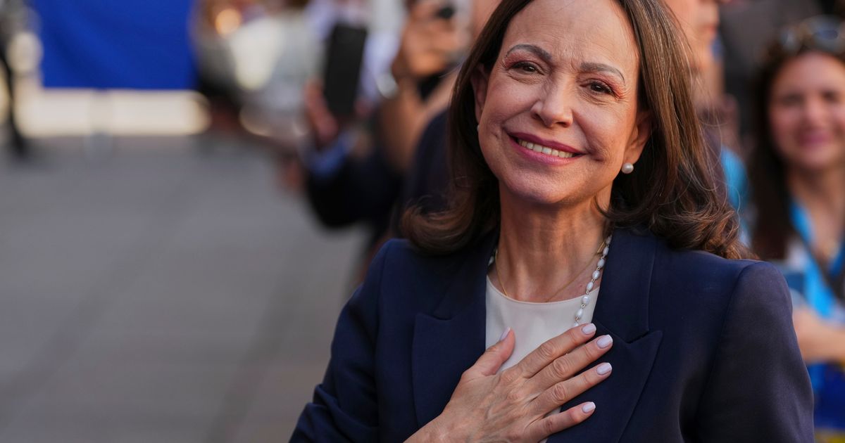 Venezuela’s Maria Corina Machado draws a huge Madrid crowd and rebuffs meeting with Spain’s PM