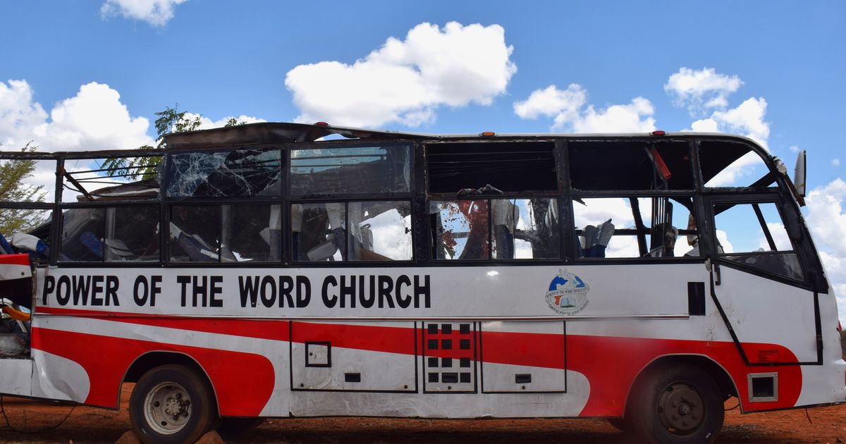 Bus and lorry collide in Kenya killing 22, including passengers returning from funeral - Sky News