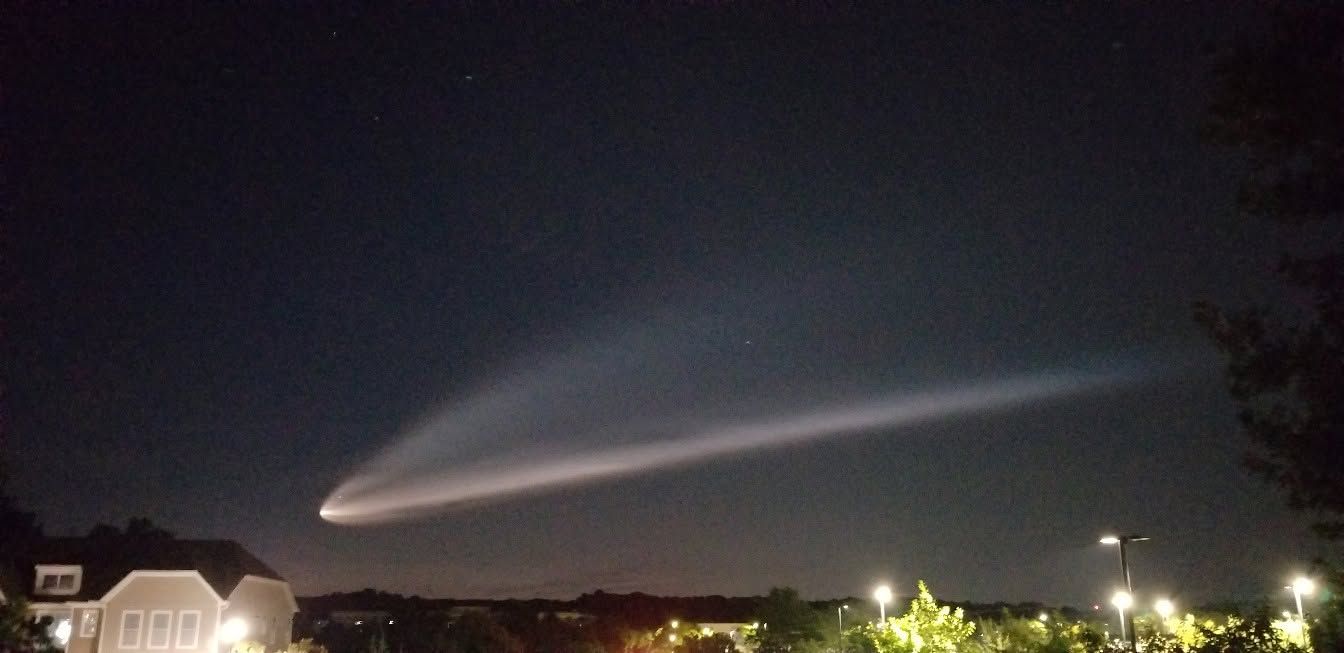 SpaceX Starlink launch visible in NC skies Tuesday morning