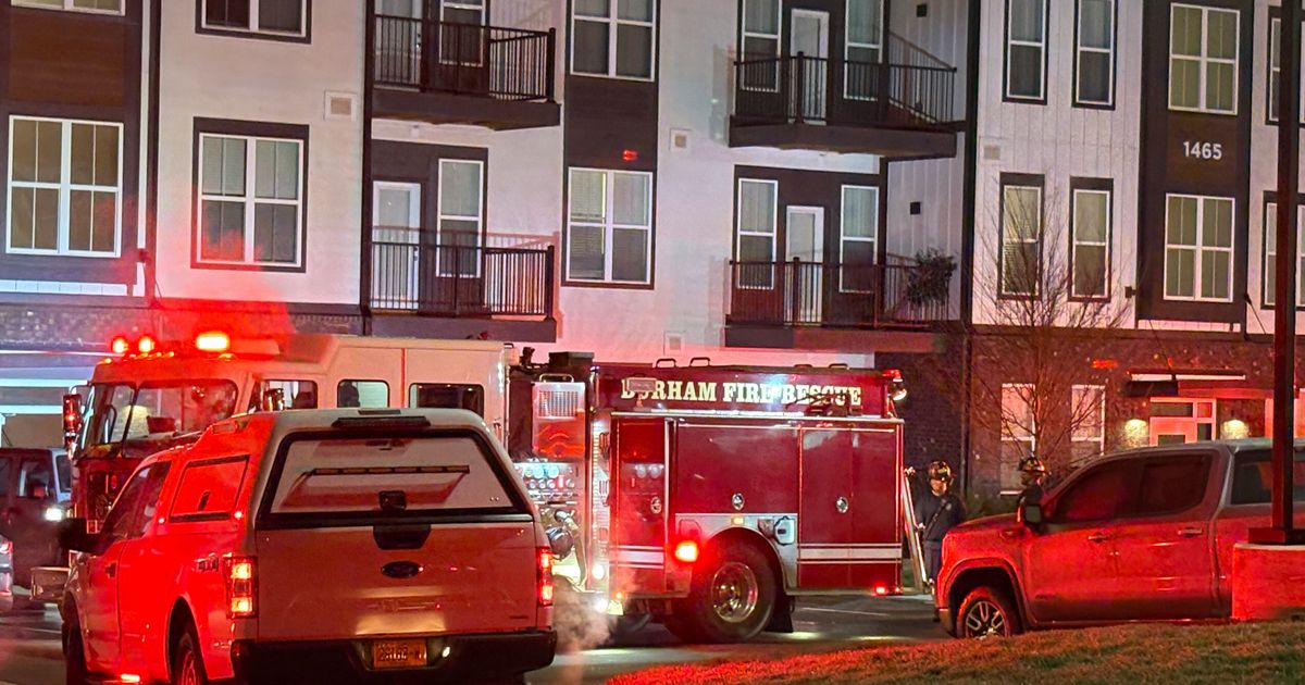 Early morning balcony fire at Durham apartment complex prompts large evacuation