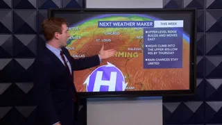 Cooling this evening, seasonable Monday before a warmup