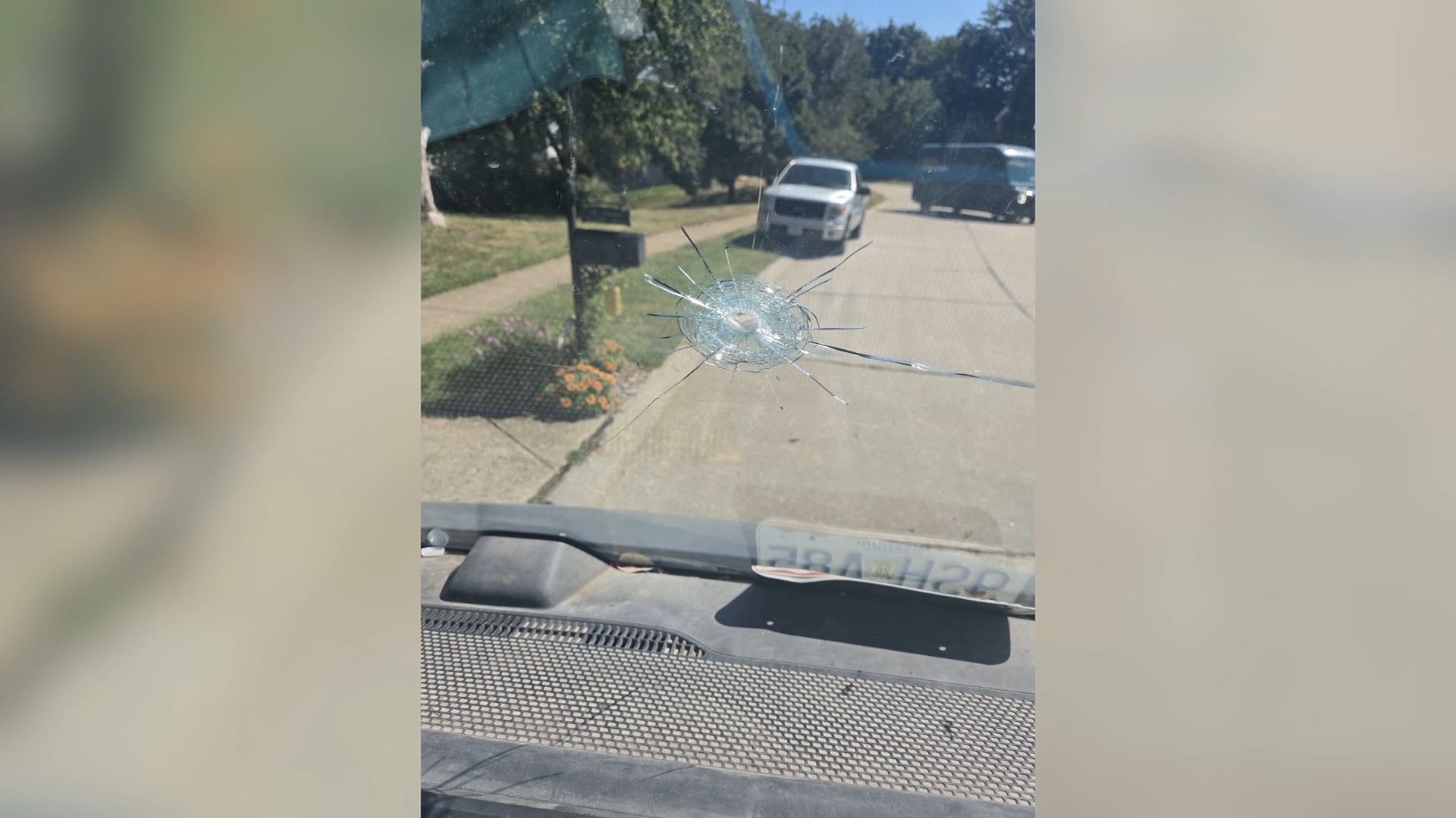 Amazon truck struck by hunting arrow