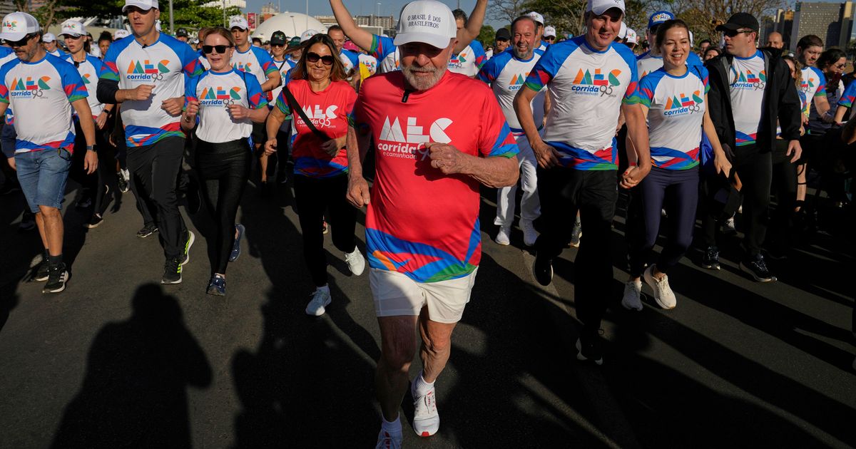 Brazil's 80-year-old Lula hits the treadmill to ease voter concerns about age