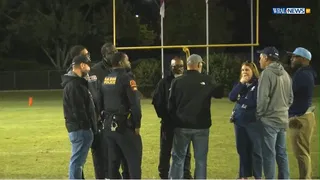 Fans removed from stadium as Millbrook-Rolesville football game is suspended in overtime. 