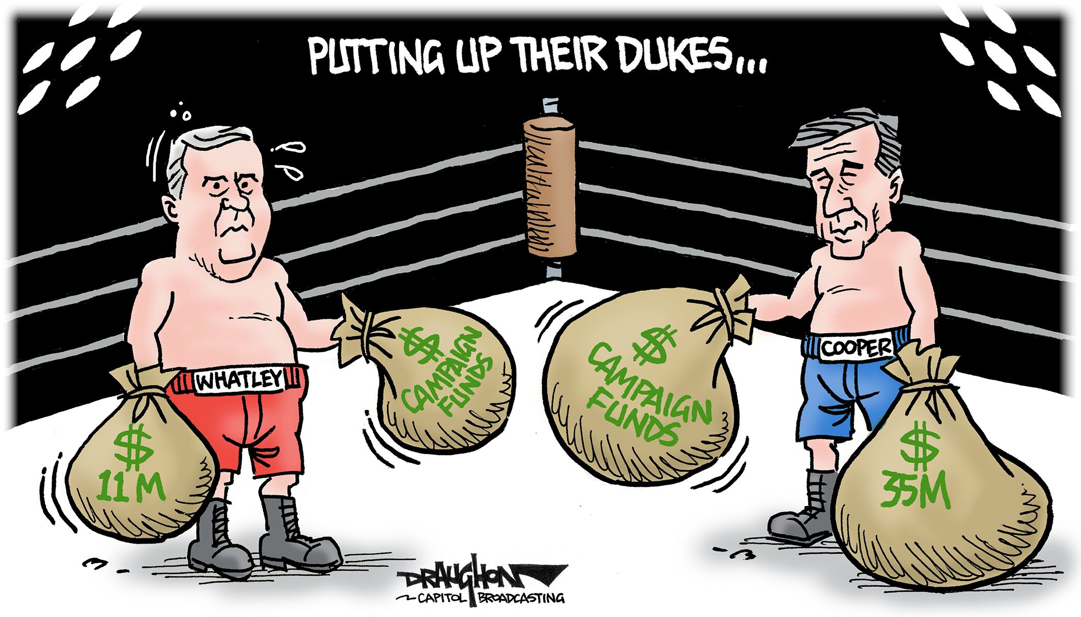 DRAUGHON DRAWS: Surf's up! Go out and make some waves with your vote!